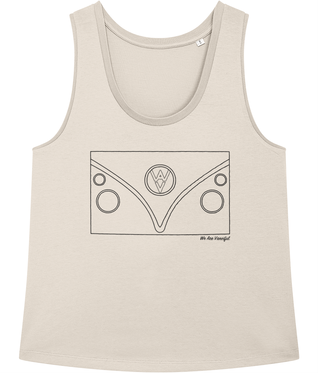 The T1 Women’s Vest - Black Logo