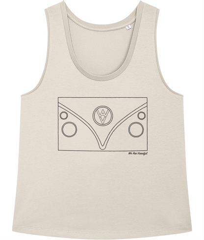 The T1 Women’s Vest - Black Logo