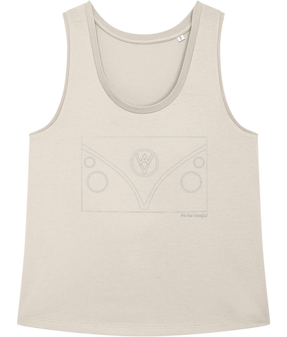 The T1 Women’s Vest - White Logo