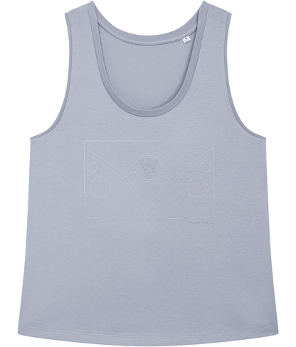 The T1 Women’s Vest - White Logo