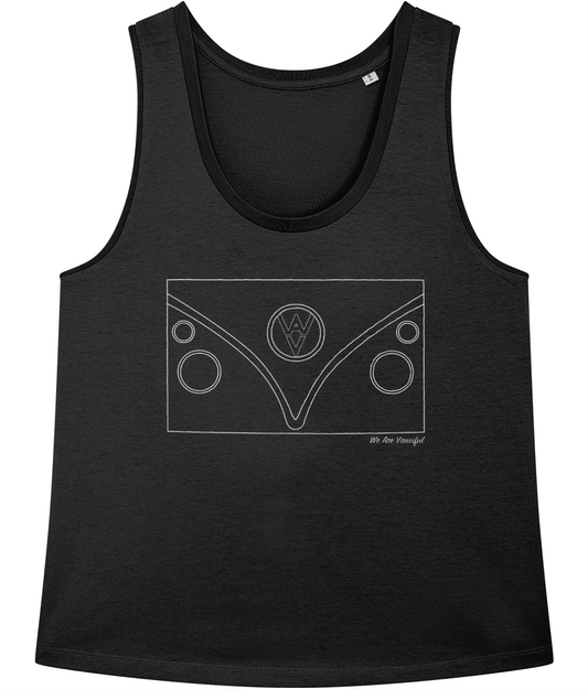The T1 Women’s Vest - White Logo