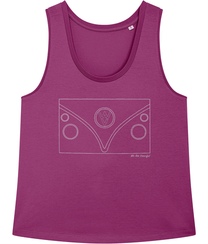 The T1 Women’s Vest - White Logo
