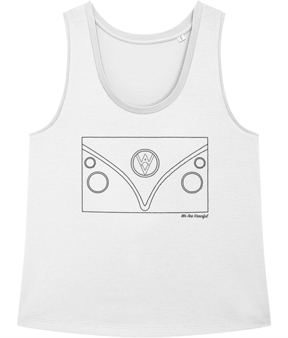 The T1 Women’s Vest - Black Logo