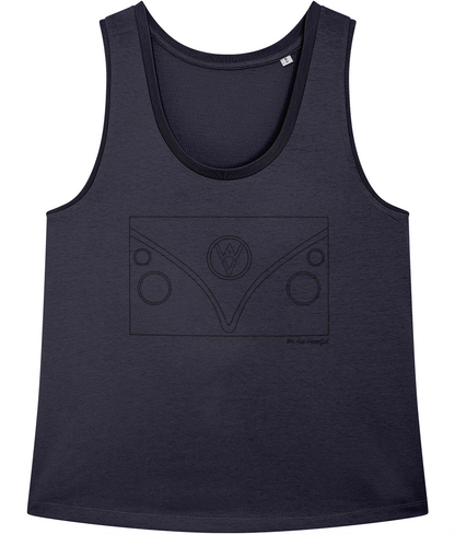 The T1 Women’s Vest - Black Logo